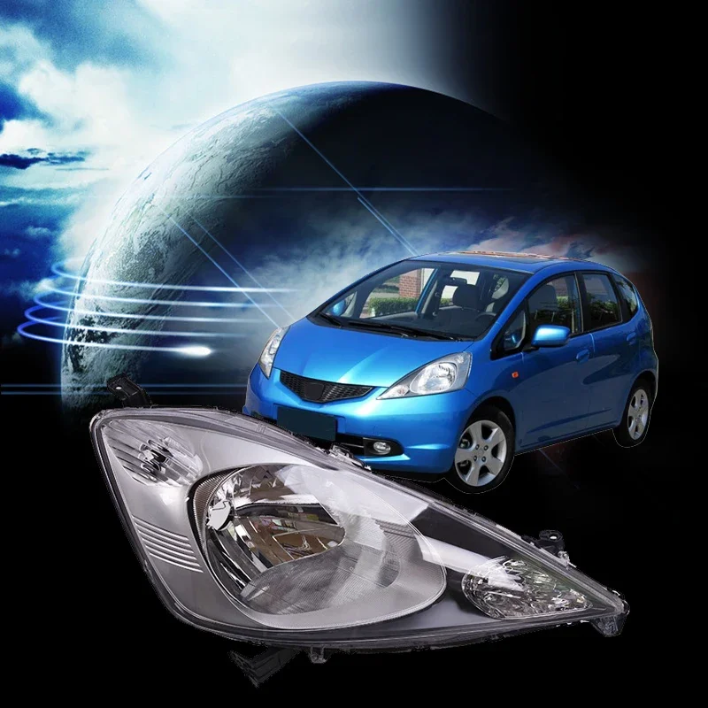 Kamshing 2PCS For Honda FIT JAZZ GE6 GE8 2009 10 2011 Headlight Headlamp Front Head Light Head Lamp 33150-TG5-H01 33100TG5H01