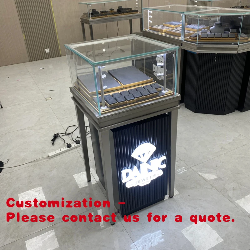 

custom.Exquisite Display Cabinets Glass Stone Display Cabinet Shelves Display Cases Jewelry Racks Counters