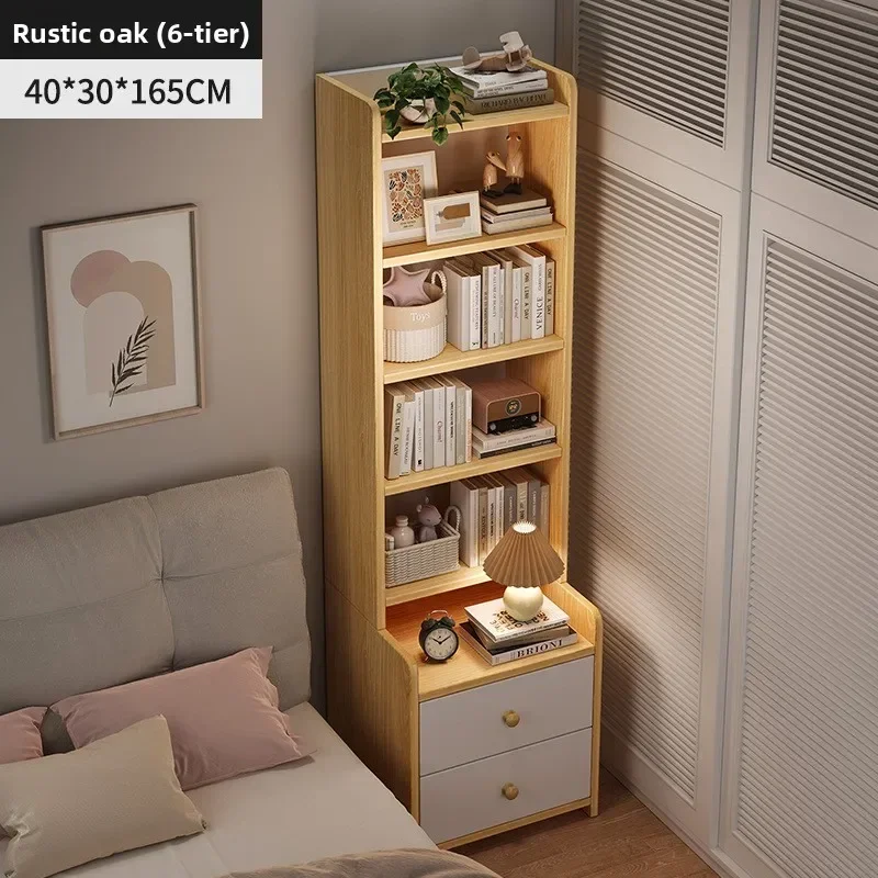 Factory Bedside Table Bedroom Nordic Wind Bedside Heightened Storage Rack Multifunctional Cabinet Small Bookshelf