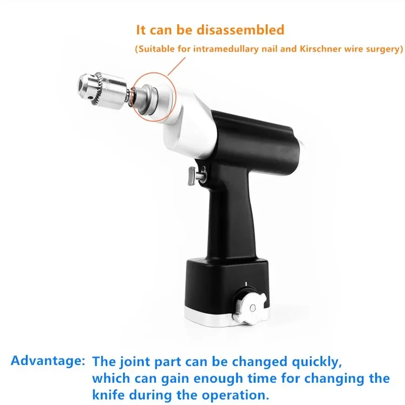 Dual Functional Cannulated hollow bone Drill Orthopedic canulate drill Veterinary Surgery cannulated handpiece machine