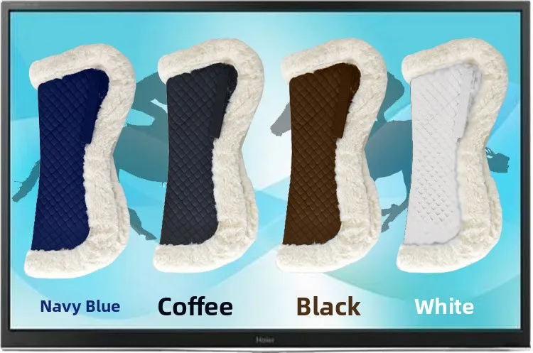 sheep-velvet-saddle-balance-pad-shock-absorption-buffer-pad-equestrian-sports-equine-equipment-saddle-pads
