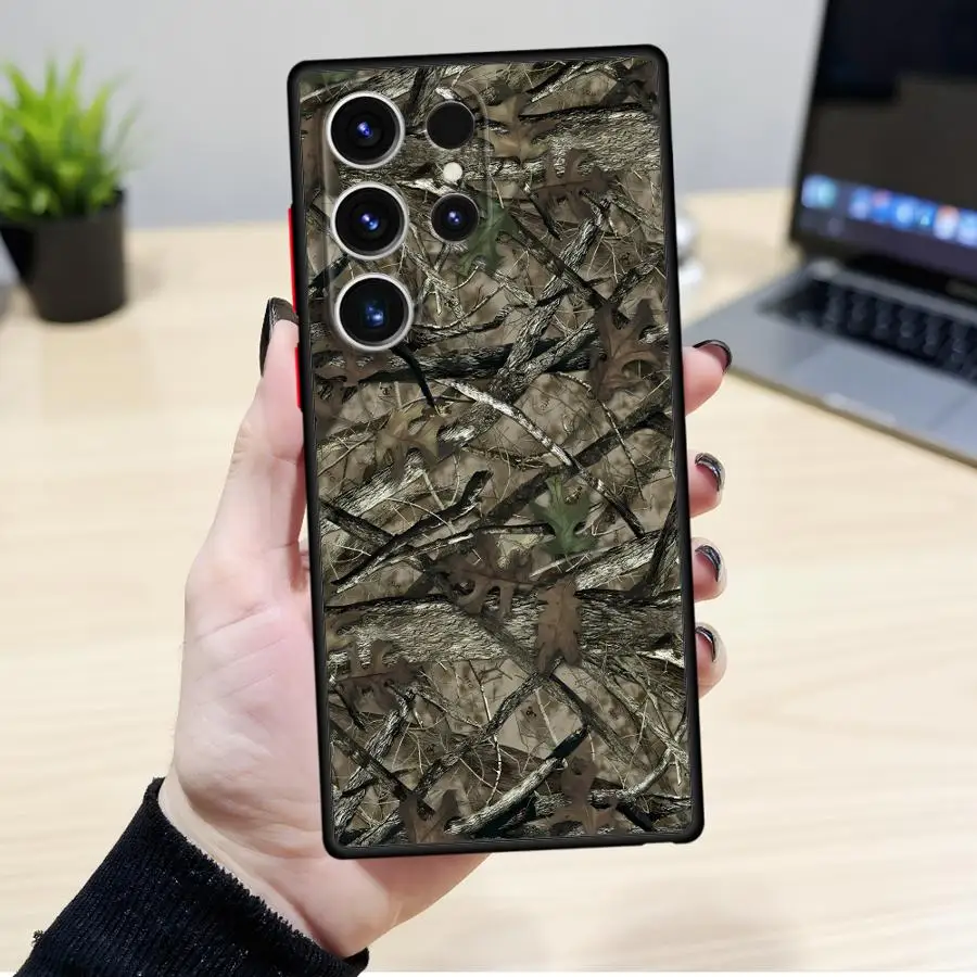 Camouflage Pattern Case for Samsung Galaxy S20 FE S22 S24 Plus S26 Note 20 Ultra 10+ S21 S23 FE S25 Ultra Funda Back Phone Cover
