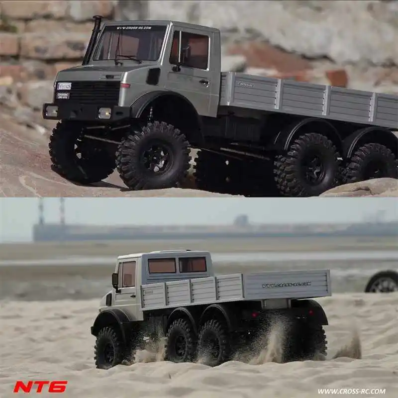 CROSSRC EMO NT6 Simulation Unimok 1:10 voiture d'escalade étanche à double vitesse véhicule tout-terrain RC télécommande modèle de voiture électrique