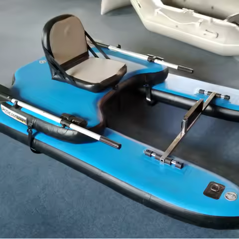 Double Deck Inflatable Fishing Boat Drop Stitch Material Inflatable Boat