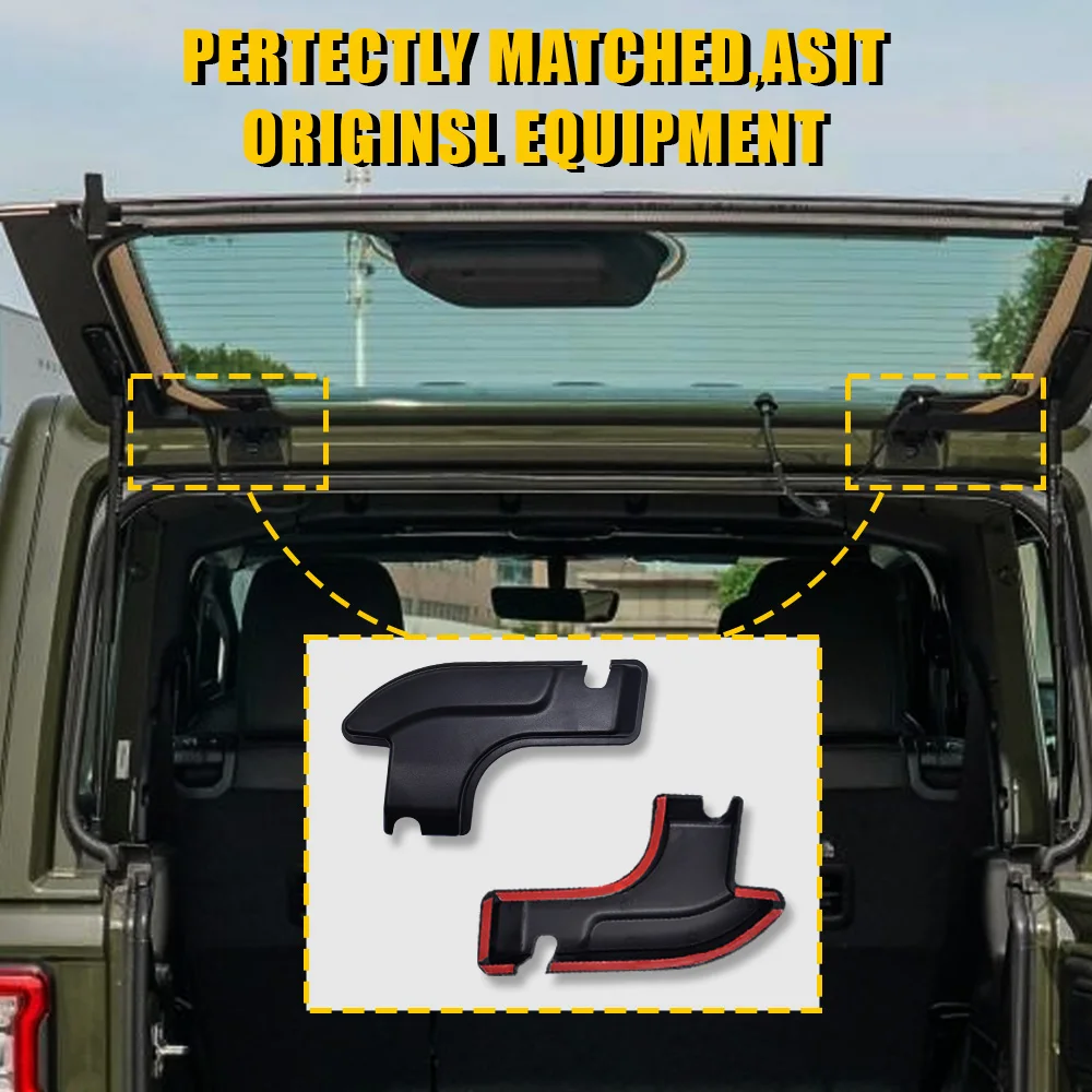 

Rear Windshield Harness Protector Cover For Jeep Wrangler (JL)/ Jeep Wrangler 4xe 2018-2024 Defogger Cable Cover Car Accessories
