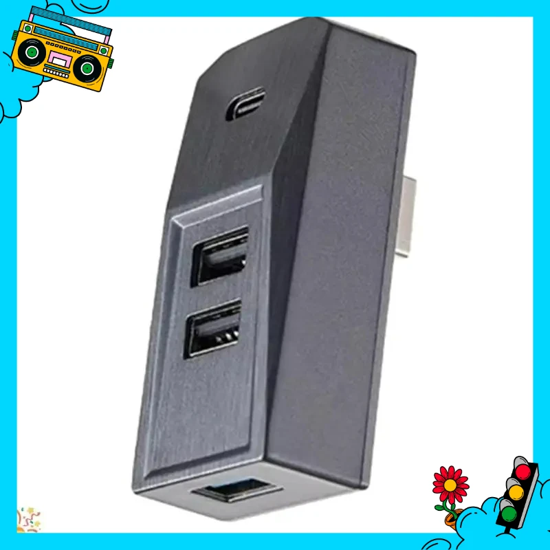 Juniper Glovebox USB Hub For Tesla 2025 Model Y Launch New Model 3 Highland Type-C Port Splitter Docking Station Data