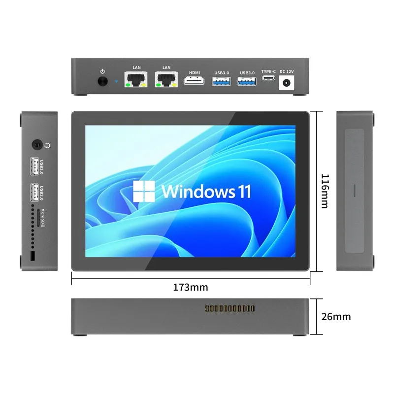 7 inch mini computer host 16 + 256GB handheld tablet