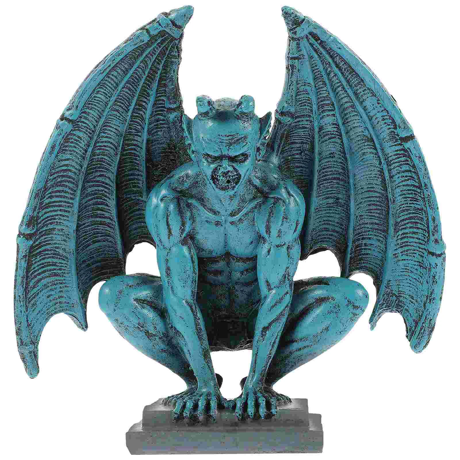 

Gargoyle Statue Gothic Monster Garden Lawn Resin Figurine Ornaments Practical Sculpture Lifelike