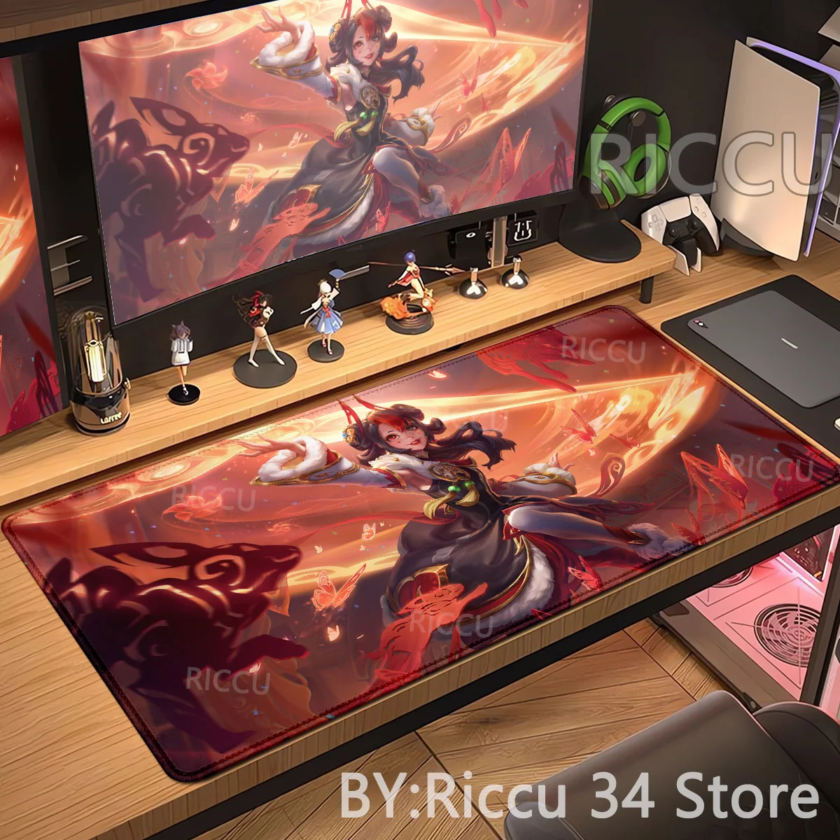 

HD Gaming League of Legends Gwen Mouse Pad Office desk cushion Computer Accessories Keyboard Table Mat Laptop cushion Mouse Pad