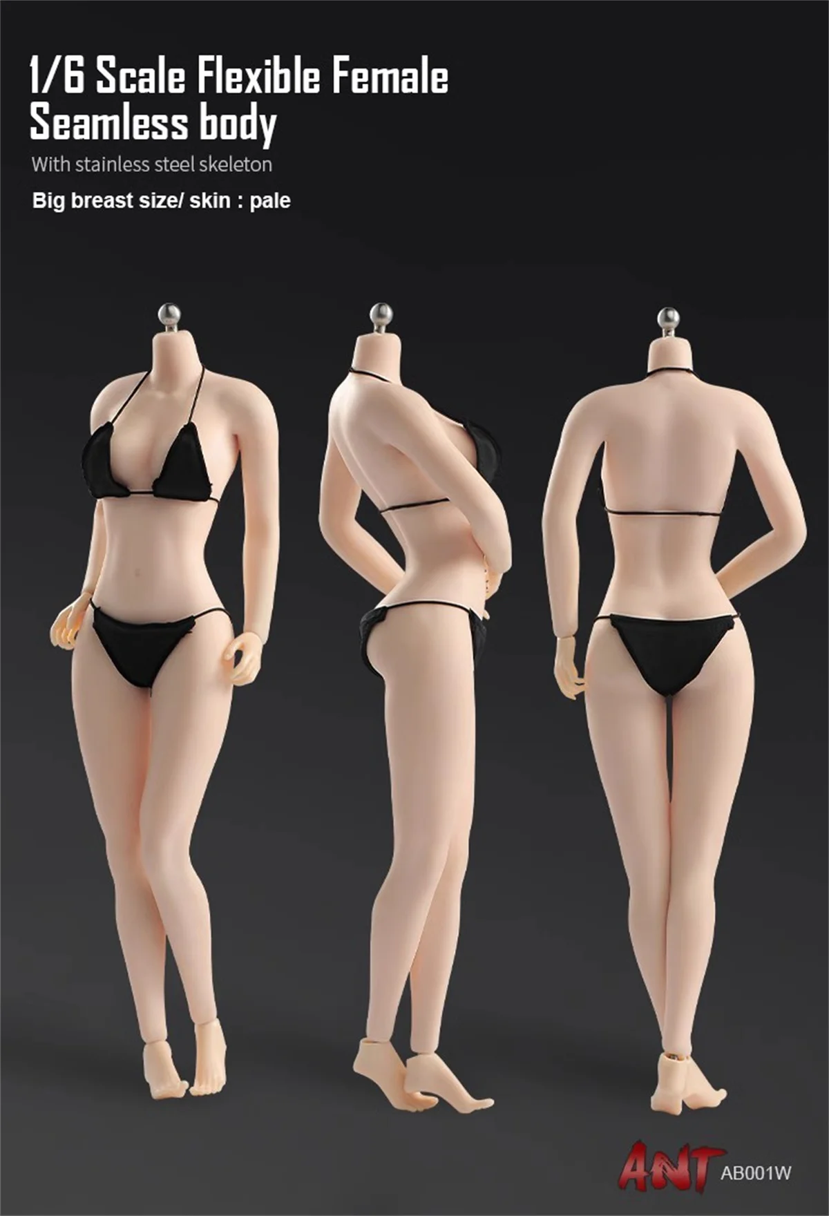 

Female Seamless Figure 1/6 Scale Dolls Bigbreast Stainess Skeleton Super Flexible suntan pale 12 Inch Action Figure Body Toy