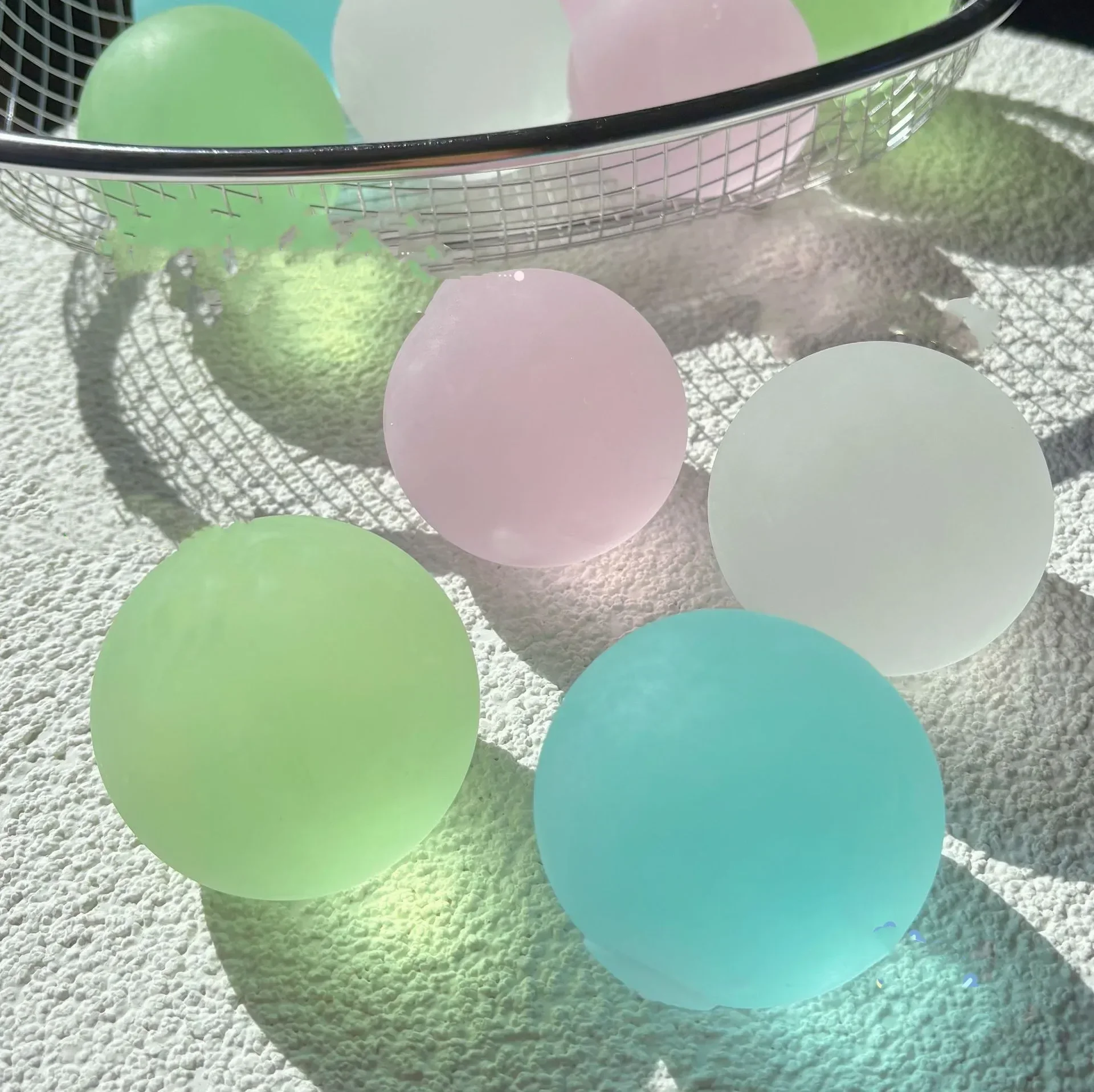 F6WBlue Maltose Squishy Toys Anti Stress Sensory Fidgets Toy Soft Simulated Transparent Blue Maltose Slowrebound Decompression
