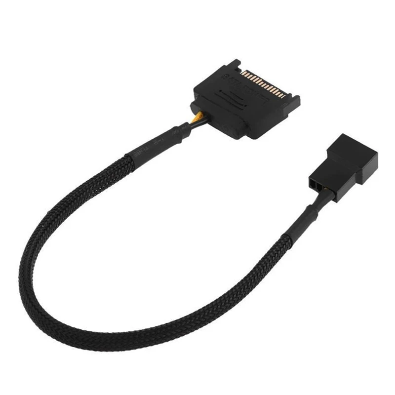 Laptop SATA 15 Pin to 3 Pin 4 Pin Cooling Fan Cable Mainboard CPU Fan Adapter Connectors
