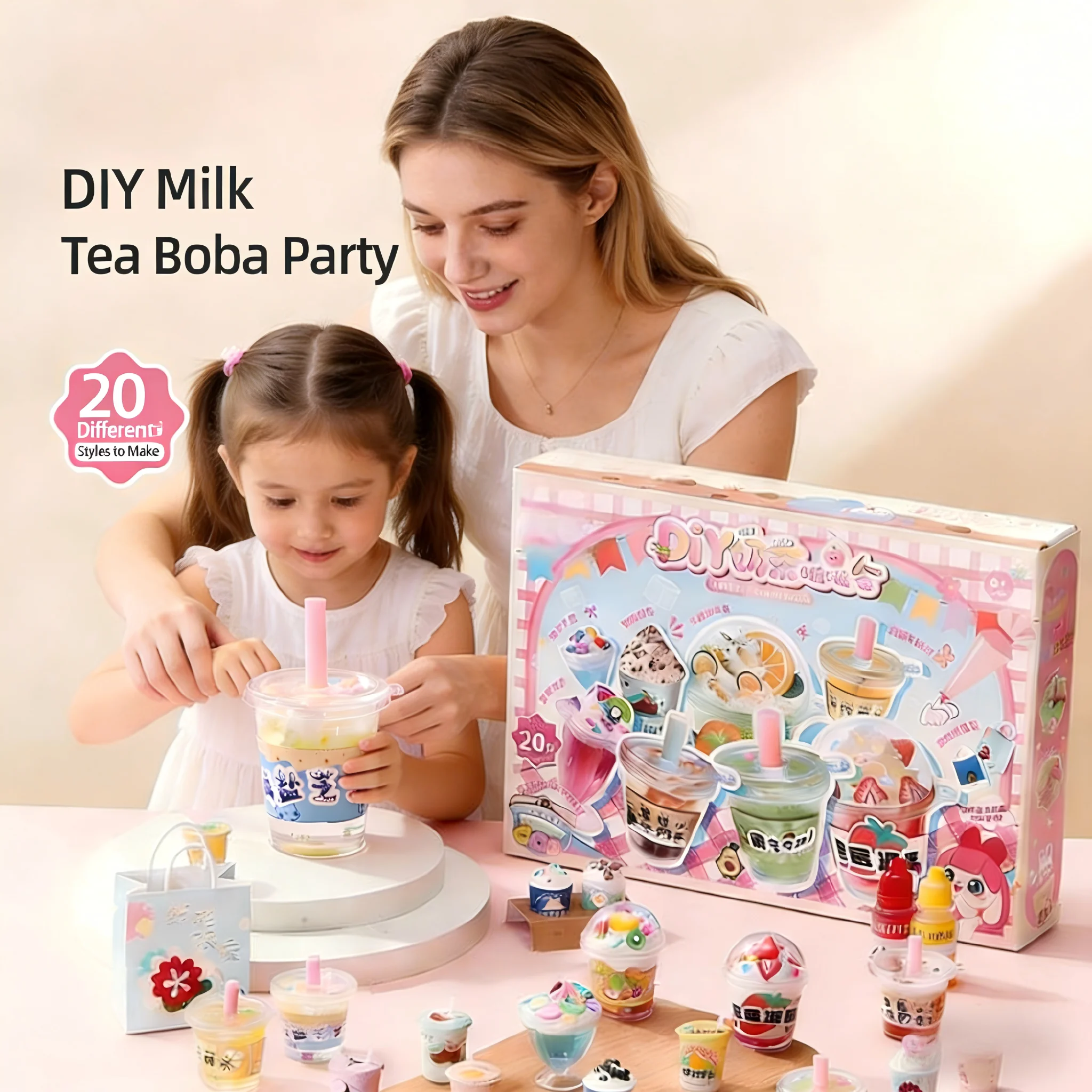 

Набор для творчества DIY: миниатюрные напитки, имитация еды, крем-клей, 18/20 шт. – креативные игрушки ручной работы, подарки на день рождения для детей и девочек