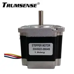 High torque Stepper Motor 23HS22-2804S L 56 mm Nema 23 with 1.8 deg 2.8 A 126 N.cm and bipolar 4 lead wires