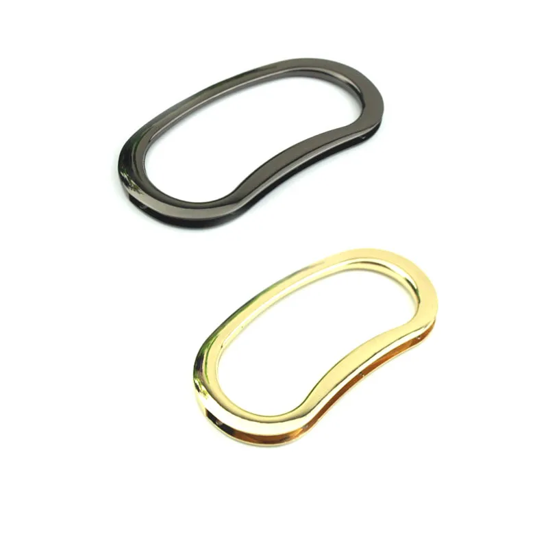 

Oval Rings Metal Bag Handles Bags Eyelet Frame Kiss Clasp Clutch Handbag Hardware Accessories DIY Leather Crafts