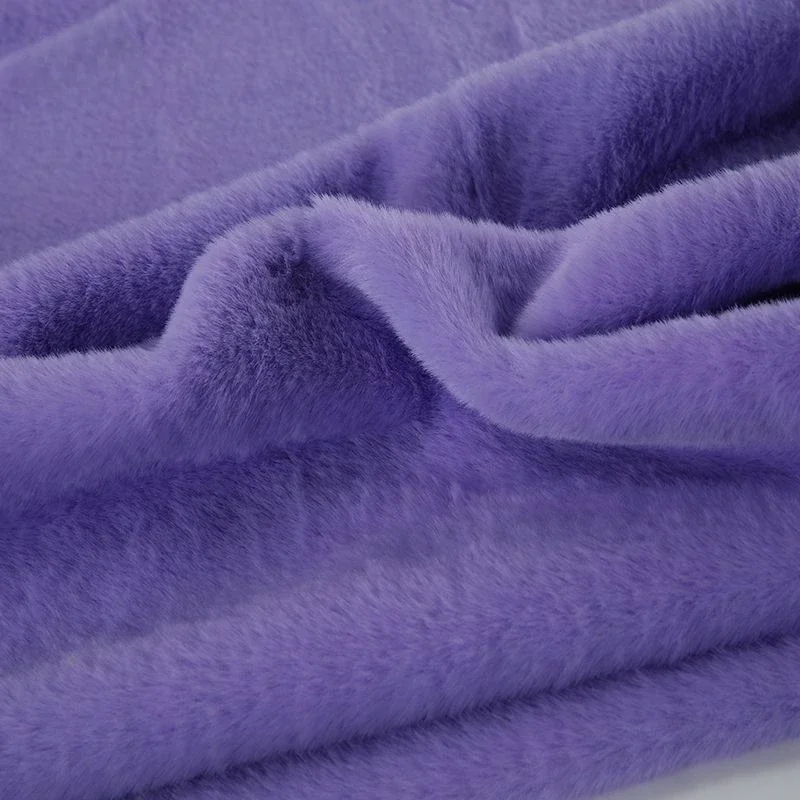 100x160cm Thickened Plush Fabric Fur for Pillowcases Clothing Sewing High-grade Soft Imitation Rabbit Hair Cloth Plain