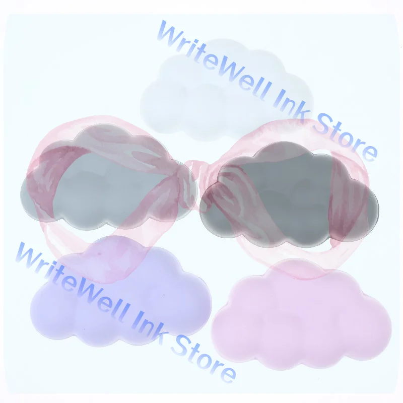 Cloud Keyboard Wrist Rest , Cloud Wrist Rest With Non-Slip Base, Suitable For Keyboard Wrist Pad