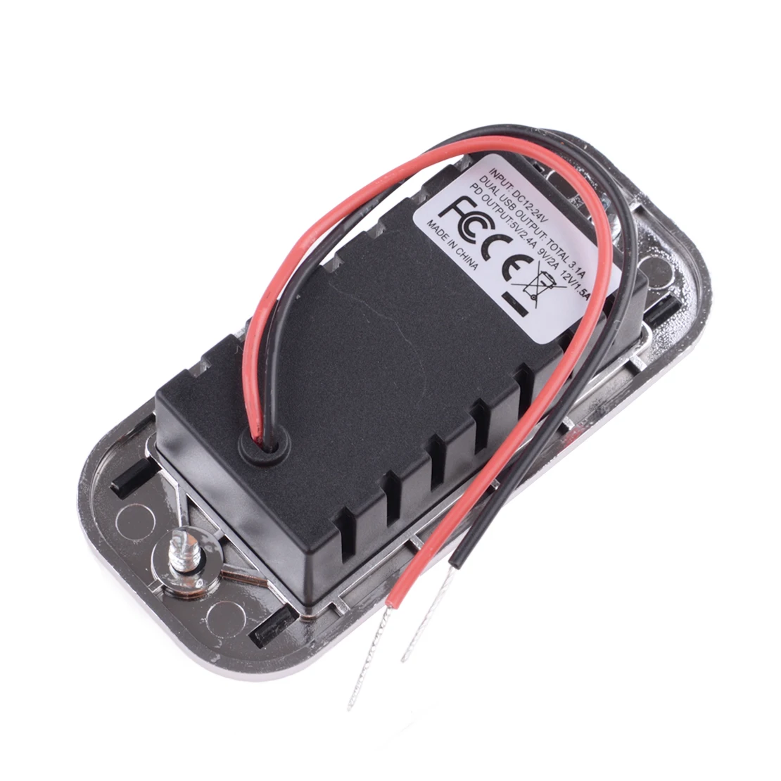 QC 3.0 USB & PD 3.0 Type-C Car RV Motorcycle Fast Charger Socket Power Outlet 12-24V Fit For Buses Boats Marines