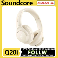 Soundcore by Anker Q20i Hybrid Active Noise Cancelling Headphones Wireless Over-Ear Bluetooth 40H Long ANC Headphones Playtime