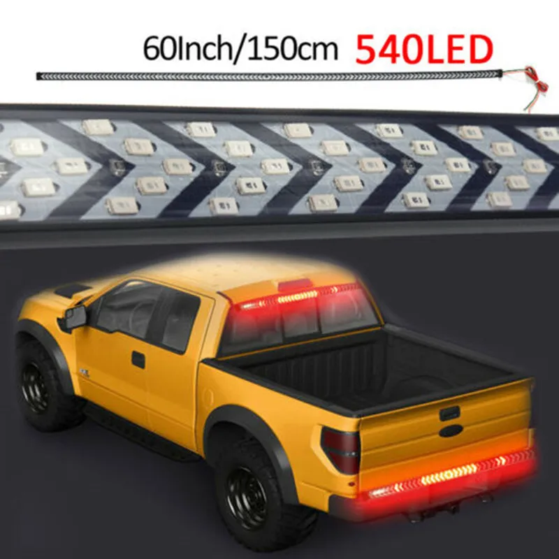 

Auto LED Side Light Strip, Off-road Pickup Truck Foot Pedal 48/60/70 Inch Steering Streamer Light