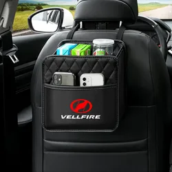 Car Seat Back Organizer Bag Stowing Tidying Multi Hanging PU Leather  for Toyota VELLFIRE Car Accessories Automobile protection