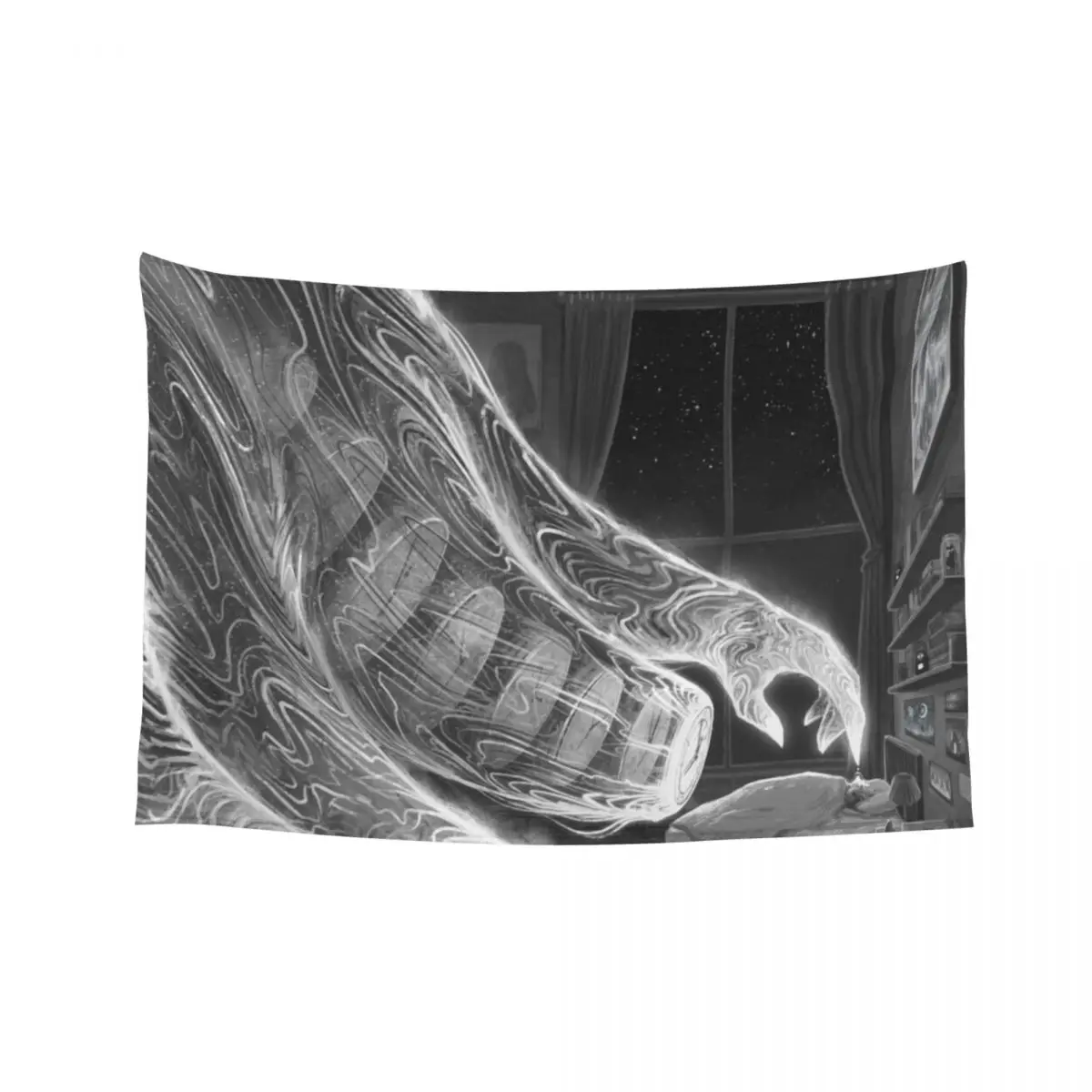 

Tempus, The Time Eater Tapestry Outdoor Decor Decoration Bedroom Tapestry