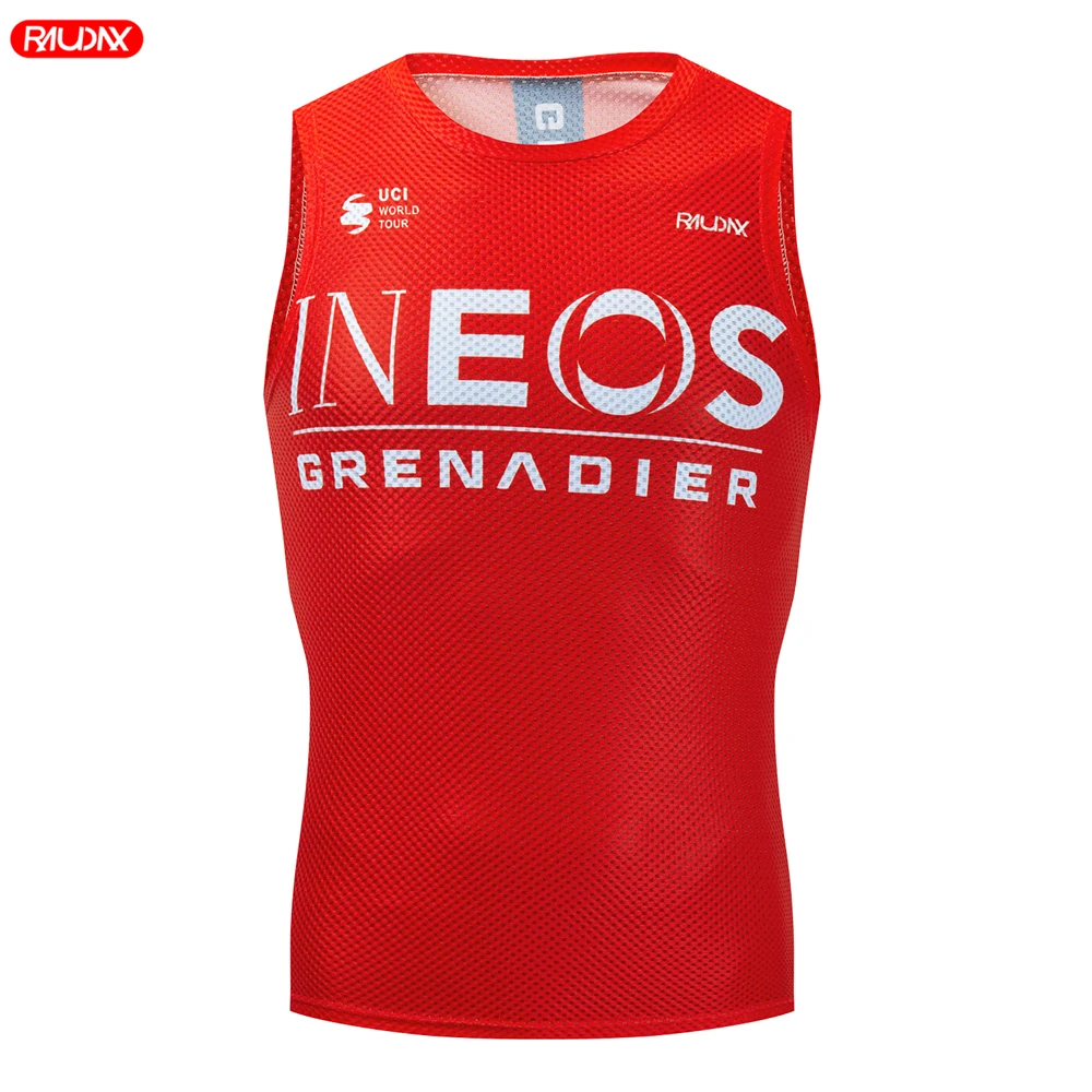 INEOS Grenadiers Sports Team Training MTB Sports Vest Breathable Men's Sleeveless Cycling Base Layer Vest Outdoor Running Shirts