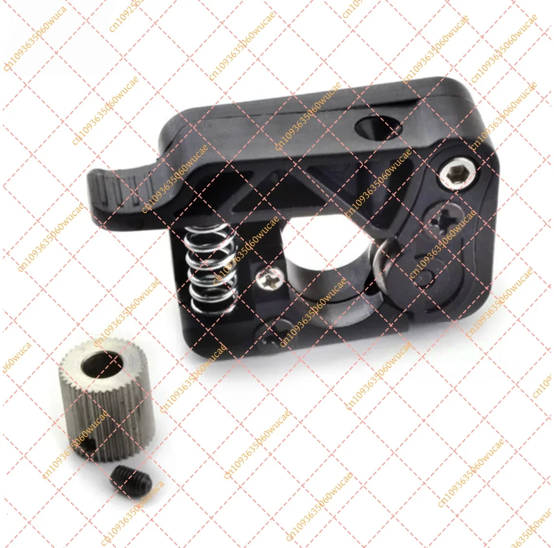 1.75mm 3D Printer Extruder Feeder Kit Left Side MK10 Nozzle Driver Gear Hotend Upgrade Parts for Wanhao Flashforge DIY