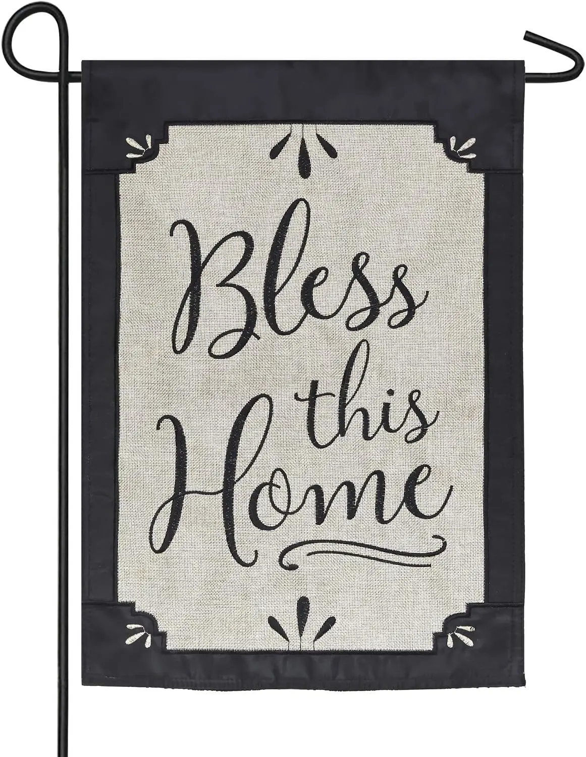 Evergreen Flag Bless This Home Burlap Garden Flag - 12.5 x 18 Inches Outdoor Decor for Homes and Gardens