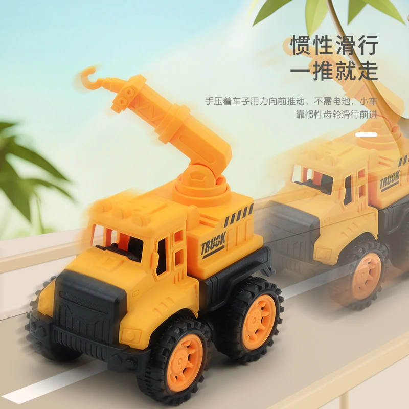 Diecast Car Engineering Model Excavator Crane Dump Truck Garbage Vehicle Classic City Construction Children Toy for Boy