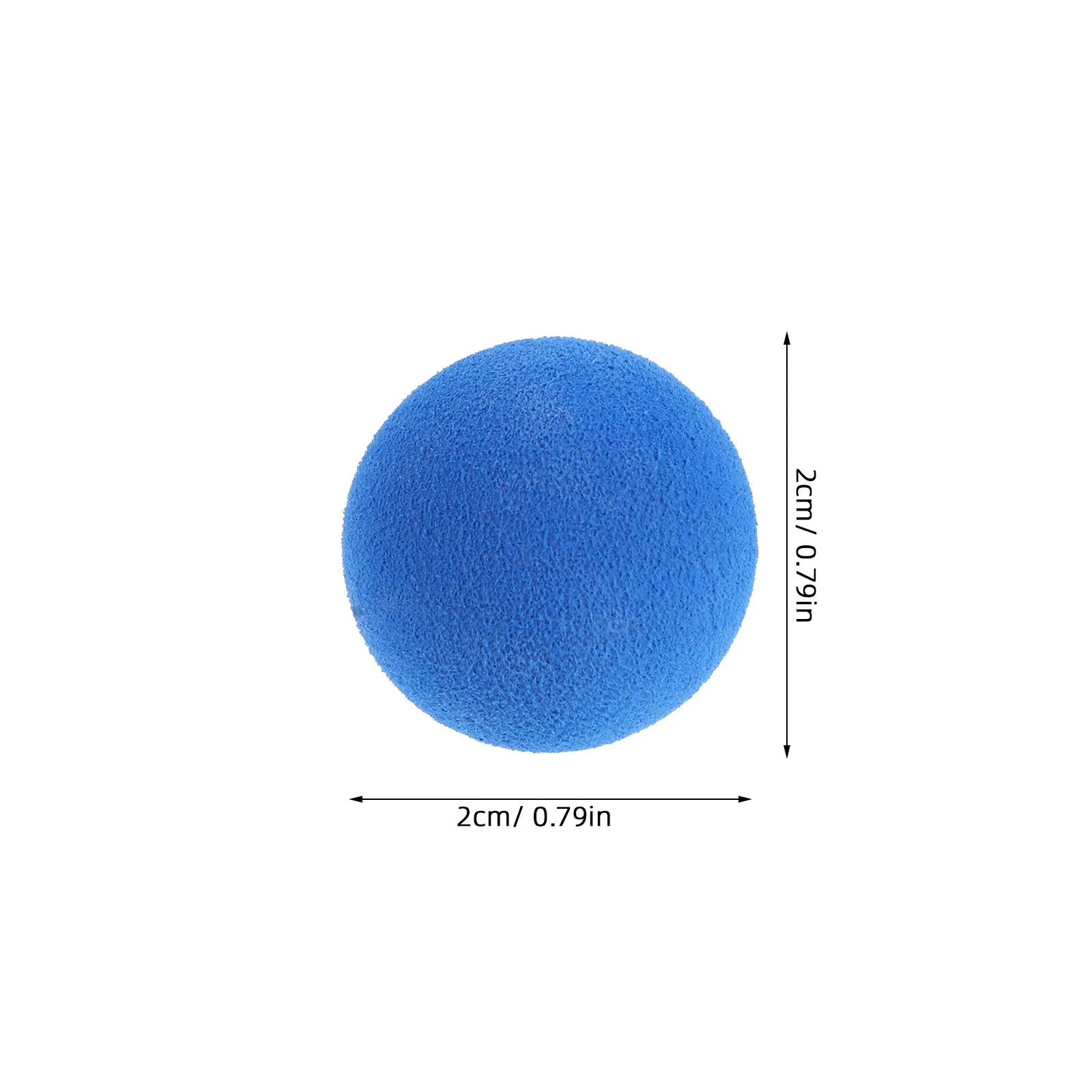 100Pcs Eva Launcher Balls 2.2cm Soft Foam Round Replacement Pack for Shooting Game Refill Blaster Foam Projectiles Kids Practice