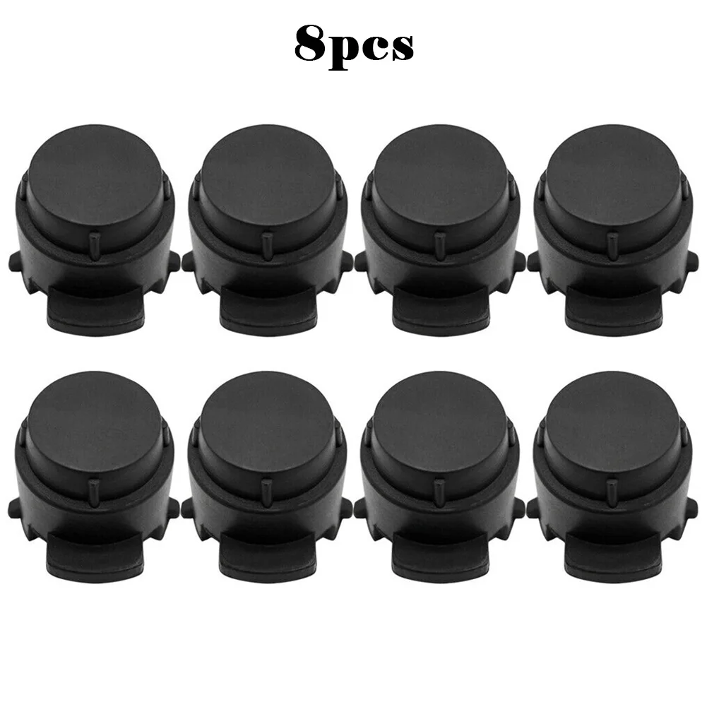 8 Pack of Parking Aid Sensors Covers Compatible with For Mercedes For Benz C300 CLS450 E450 GLC63 GLS580 Parts