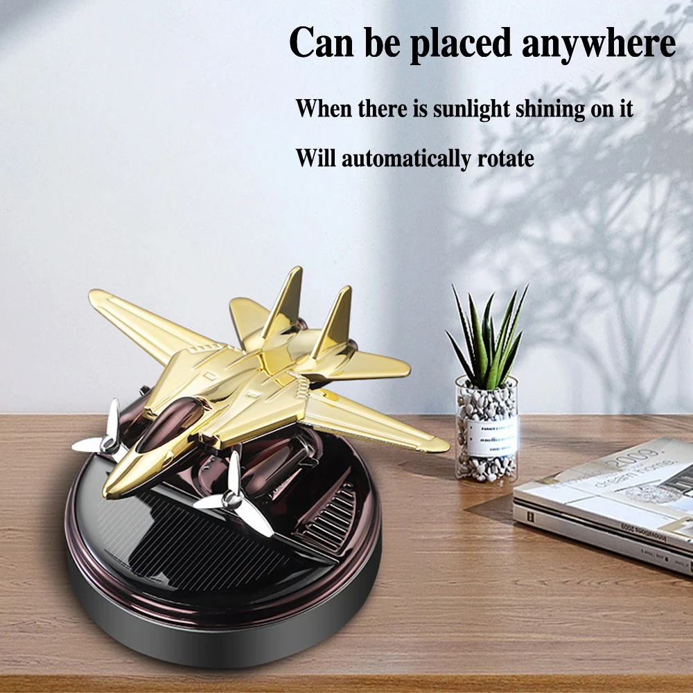 Solar Fighter Propeller Car Air Freshener Supplies Car Flavoring Ornaments Perfume Diffuser Fragrance Interior Accessories Decor