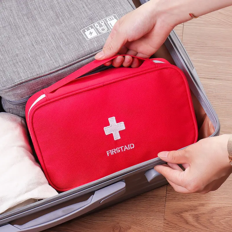 Kit di pronto soccorso da campeggio portatile borsa medica di emergenza custodia da viaggio custodia impermeabile per Kit per auto borsa vuota di