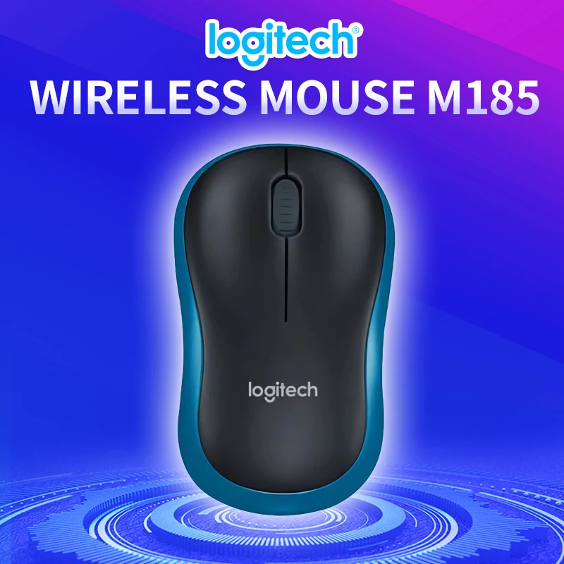 Logitech M185 Ein Must-Have-Maus für Studenten-E-Sport-Büros, Dual-Mode-Funkstummschaltung, ergonomisches, leichtes, heiß verkauftes Produkt