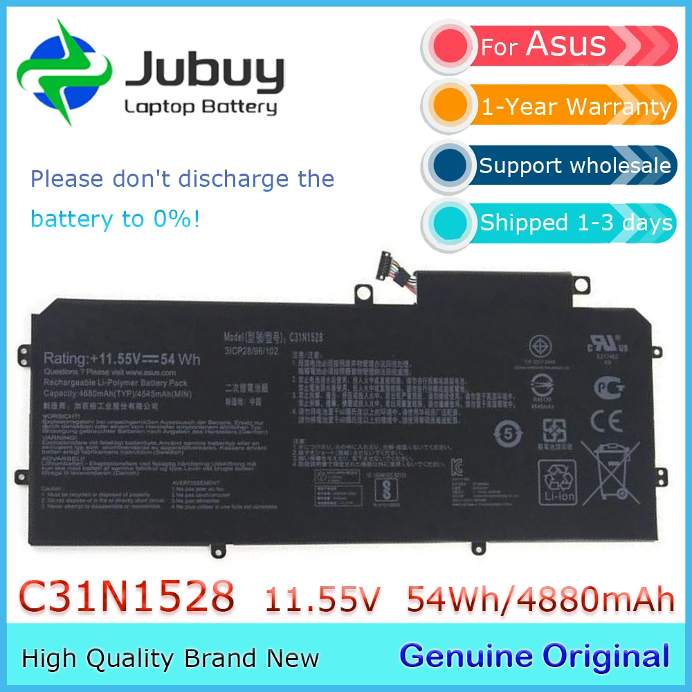 C31N1528 11.55V 54Wh Original Laptop Battery for Asus ZenBook Flip Q324CA UX360C UX360CA UX360CAK