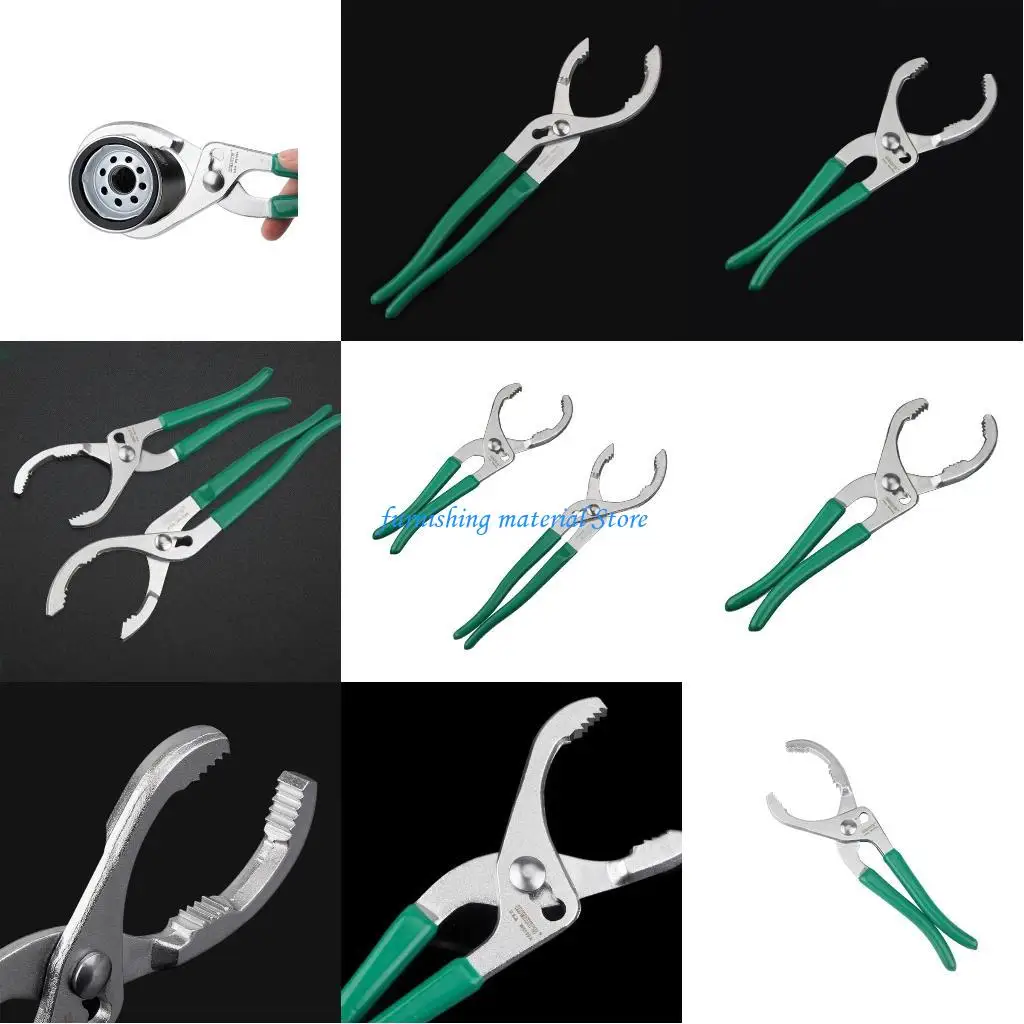 

Y5GD 10/12inch Oil Filter Wrench Adjustable Oil Filter Removal Tool Universal