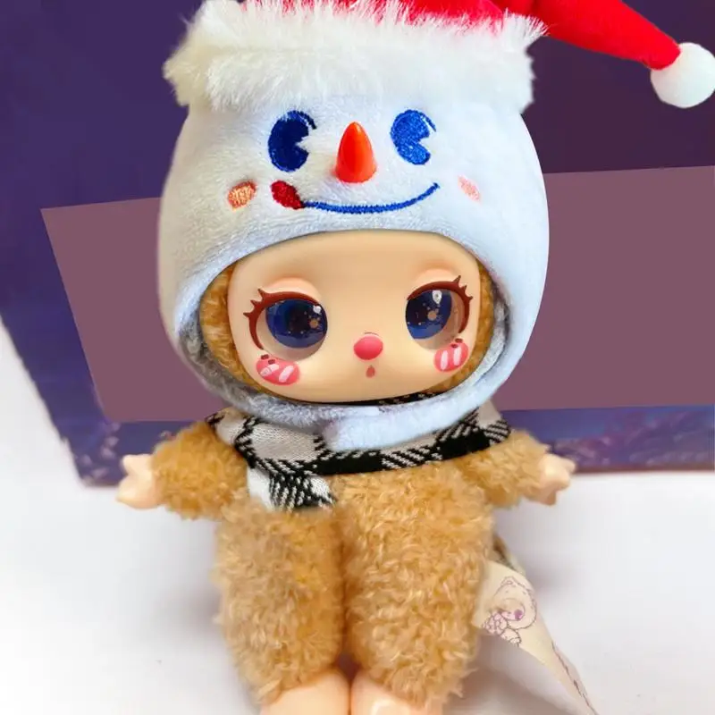 Christmas Doll Clothing Christmas Series Winter Plush Doll Costume Stuffed Animal Dress Up Set Collectible Doll Accessories For