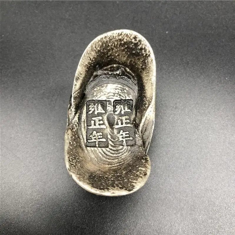 Daqing ten taels honeycomb silver ingots, a set of pure Tibetan silver big ingots, fidelity bags