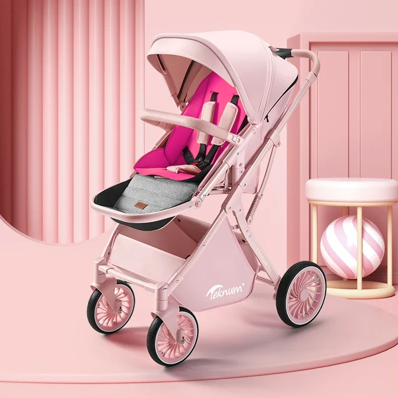 Baby stroller 2 in 1 shock absorption stroller baby Newborn Pram Two Way Stroller fold Pushchair