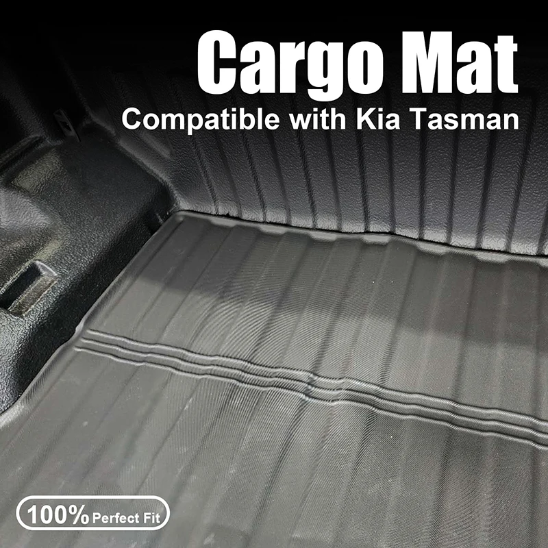 Für KIA Tasman 2025+ Kofferraummatte aus TPE-Material, wasserdichte Laderaumauskleidung, Schutzmatte für Auto, Autozubehör – Detail 3