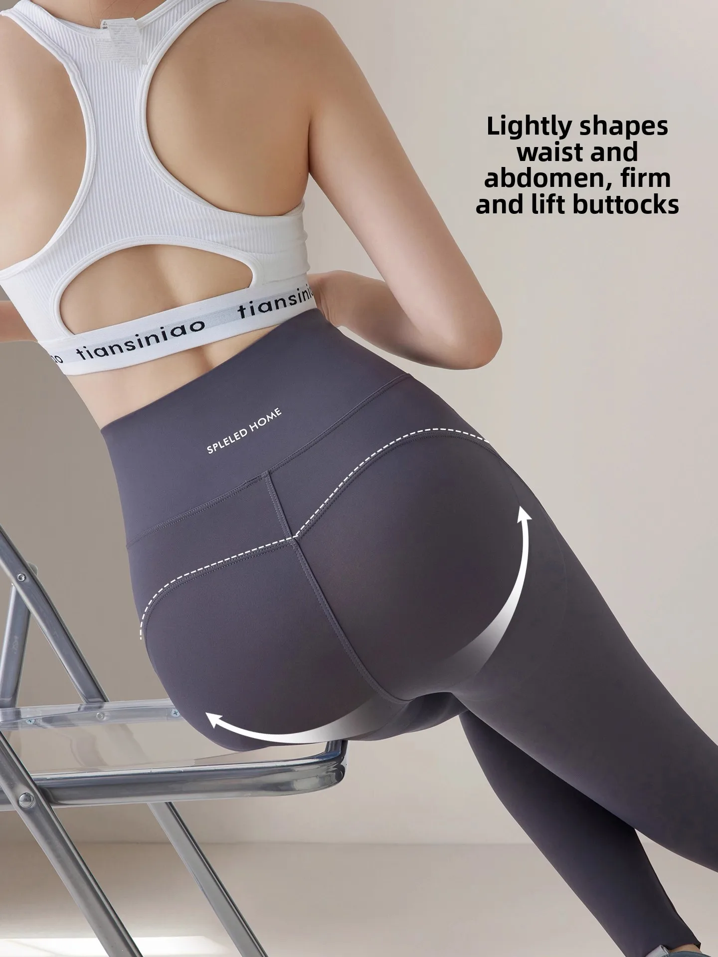 

High Waist Yoga Pants Women's Spring Autumn New Slimming Butt Lifting Sports Fitn Base Layer ark Skin Pants