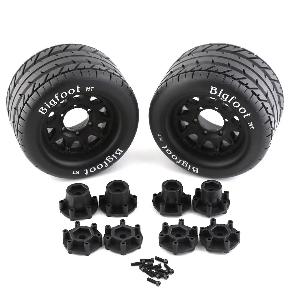 2PCS 12/14mm Tires Wheel Hub for RC Car 1/10 Monster Truck Off-road Traxxas TRX4 Axial SCX10 HPI HSP Tamiya Kyosho Arrma HOBAO