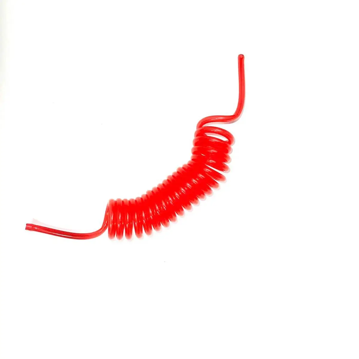 1Pc 5mm×3mm Fuel Tube Petrol Line Pipe Coloured Snake Type Spiral Soft Flexible Retractable RC Gas Airplane Red/Yellow/Blue
