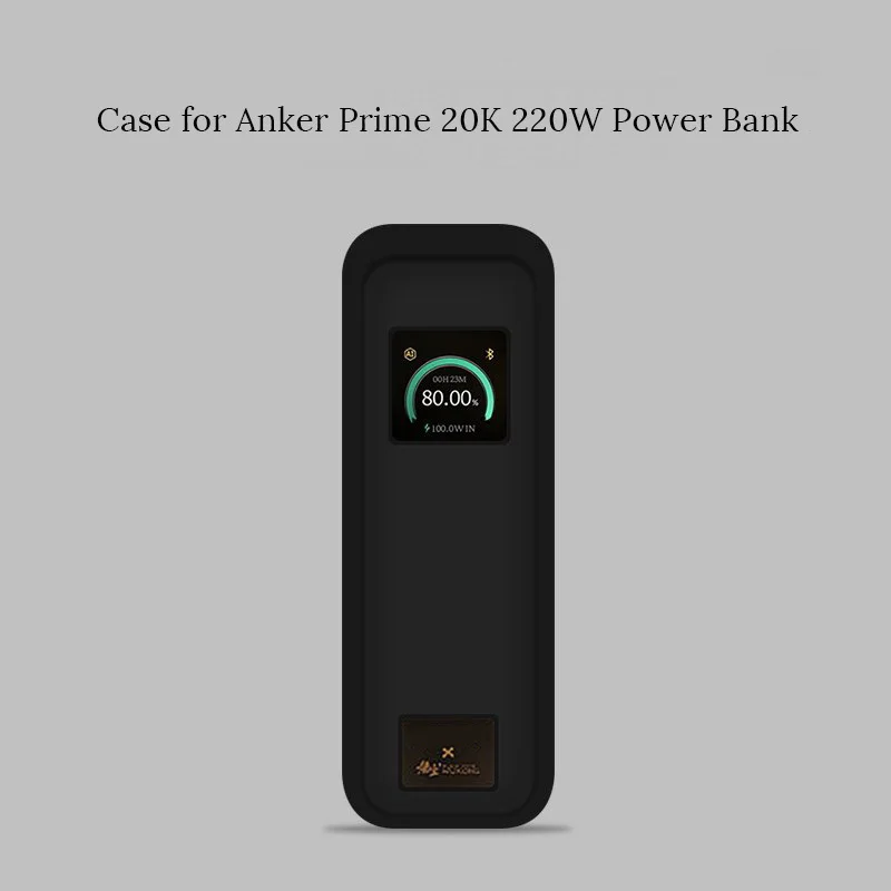 Silicone Case For Anker Prime 20K 220W A110G Black Myth Wukong Ruyi Stick Power Bank Shockproof Anti-Slip Protective Cover