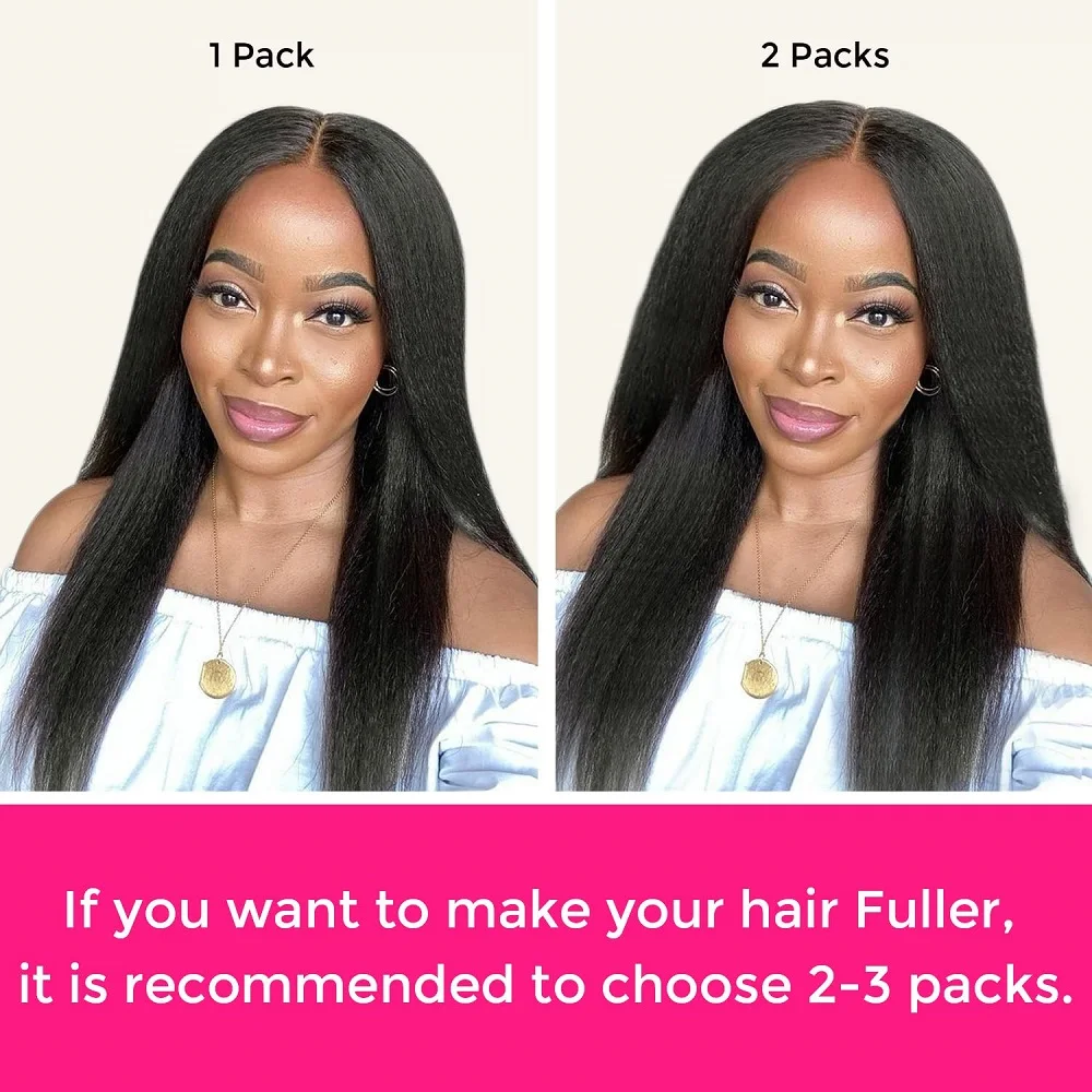 클립인 헤어 익스텐션 인모 곱슬 스트레이트 내추럴 블랙 레미 인모 클립인 헤어 익스텐션 심리스 100g 8피스