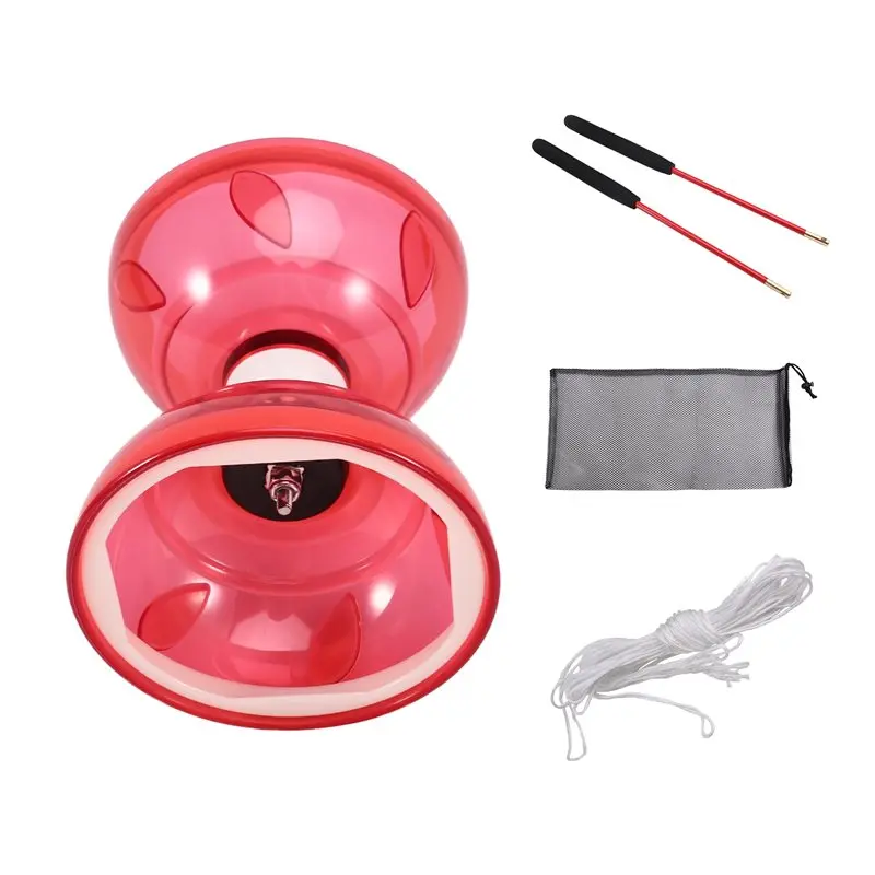 ديابولو بخمسة محامل ورأسين للعب في الهواء الطلق واللياقة البدنية، يو-يو للعب، مناسب لكبار السن - Y44A