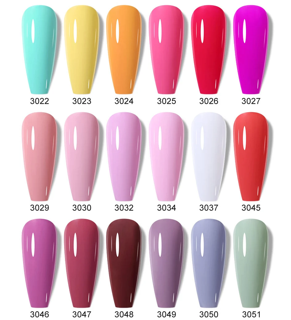 Clou Beaute 10/12/20/24-teiliges Gel-Nagellack-Set, 15ml Weißglasflasche, Nagelkunst-Kit, Semi-permanenter Gellack Nagellack – Detail 14
