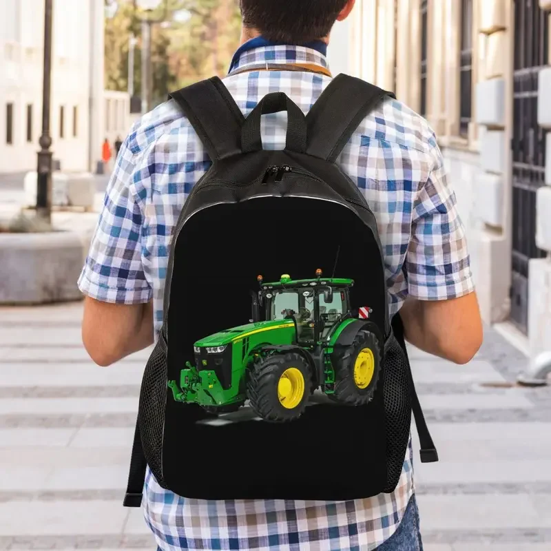 Tractor Laptop Backpack Men Women Casual Bookbag for School College Students Bags