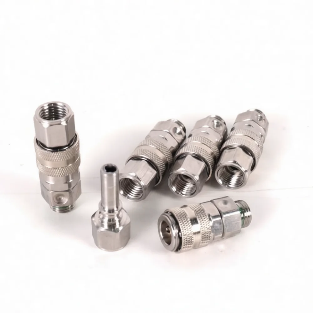 Quick Release Stainless Steel Coupling For Agricultural Sprayer High Pressure Pipeline Connector Anti Twist Tube Joint